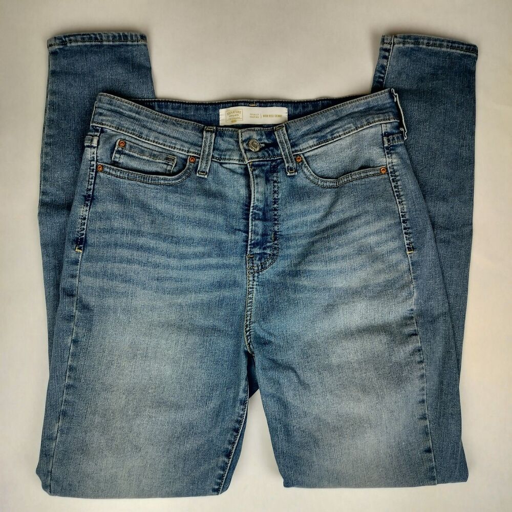 Levi Strauss Signature Gold High Rise Skinny Jeans Women's Size 4M W27 L30 Blue